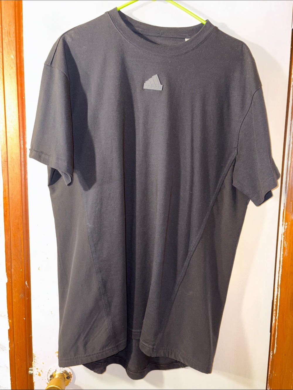 Adidas training Black Crew Neck Short Sleeve Tee
